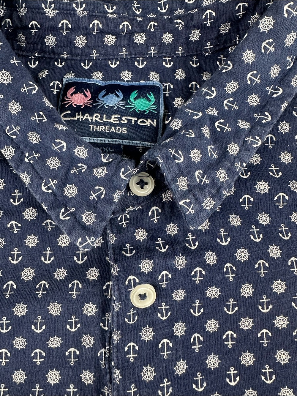 Charleston Threads Nautical-Themed Shirt Sz XXL - Picture 5 of 7